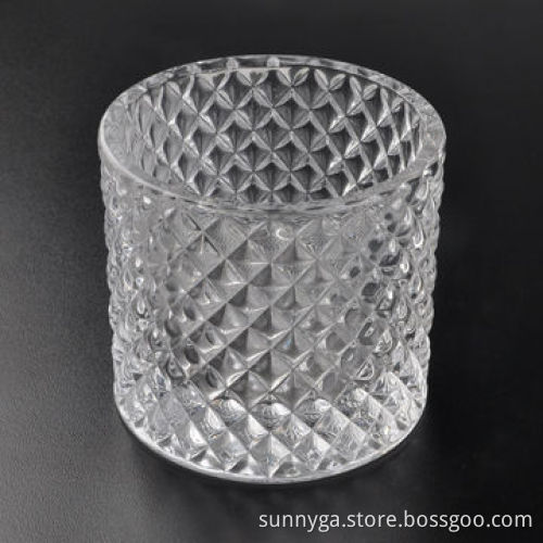 245ml Transparent Glass Candle Holder
